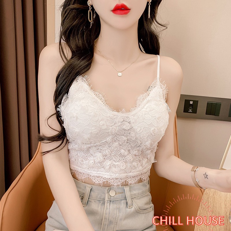 ÁO LÓT NỮ-ÁO BRA HOA HỒNG NỔI QUẢ CHÉO BRA 3135 PHONG CÁCH MỚI LẠ CHILL HOUSE