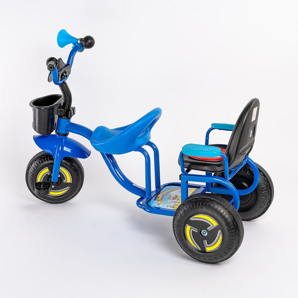 Xe đạp 3 bánh trẻ em ghế đôi Đại Phát Tài - dành cho trẻ từ 3 đến 5 tuổi - 1103XKD