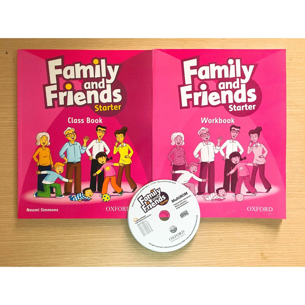 Đồ chơi - Family and friends starter SB+WB (1st) + đĩa