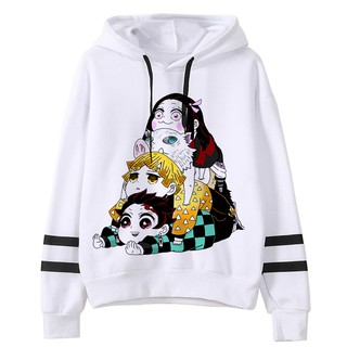 Áo Hoodie In Hình Nhân Vật Kimetsu No Yaiba Phong Cách Harajuku Những Năm 90