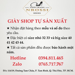 FREESHIP Giày cao gót nữ 10 phân big size NRossi