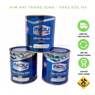 Sơn Mạ Kẽm Thái Lan 750ml Indu -  Sơn Sắt Mạ Kẽm Chính Hãng