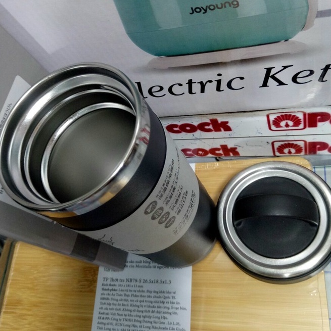 Ly giữ nhiệt SUS316 Peacook 400ML - AKS-R40 hàng nhập khẩu