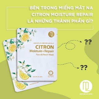 NOL CITORON MOISTURE REPAIR MASK - MẶT NẠ CẤP ẨM