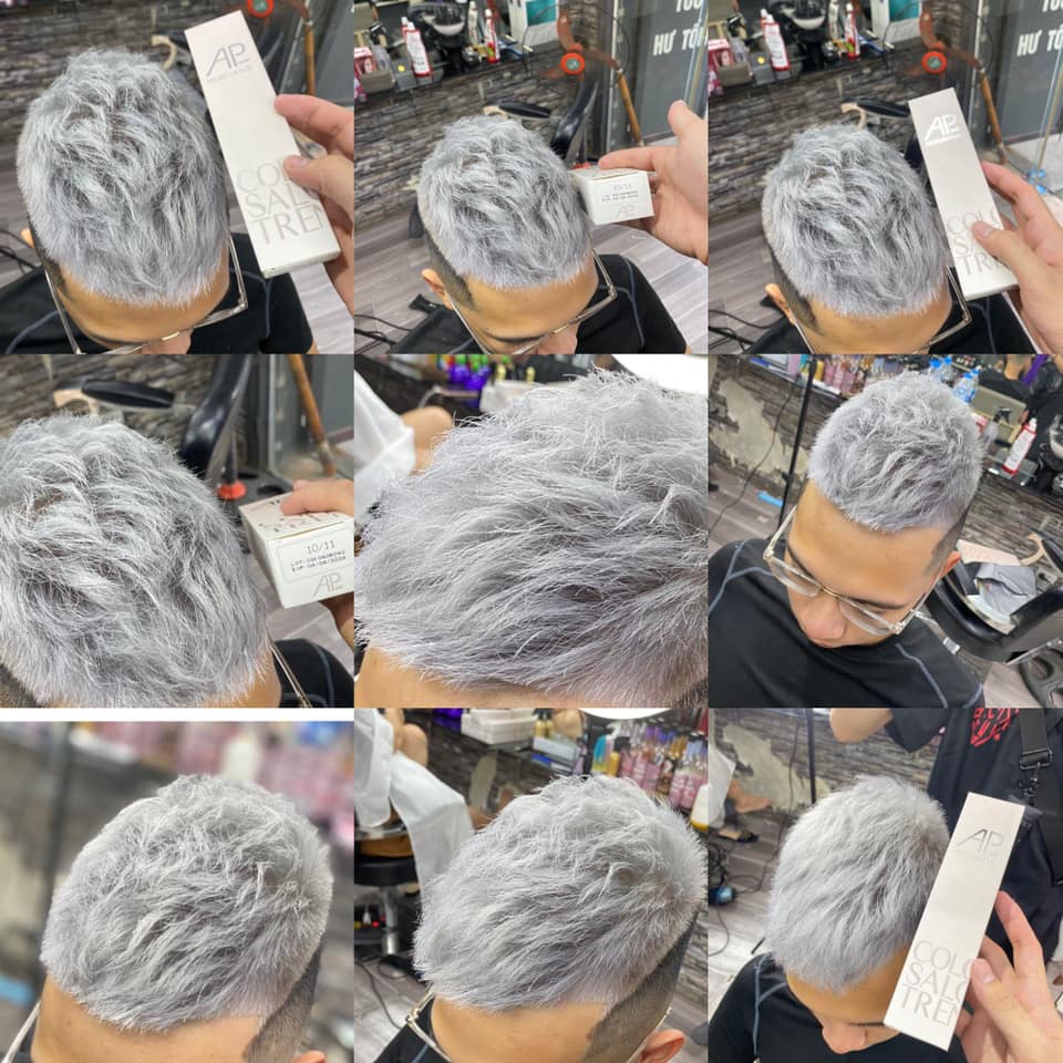 Thuốc Nhuộm Tóc Màu Khói Tuyết 10.11 Lên Màu Đẹp Intense Platinum Blonde Ash Hair Dye