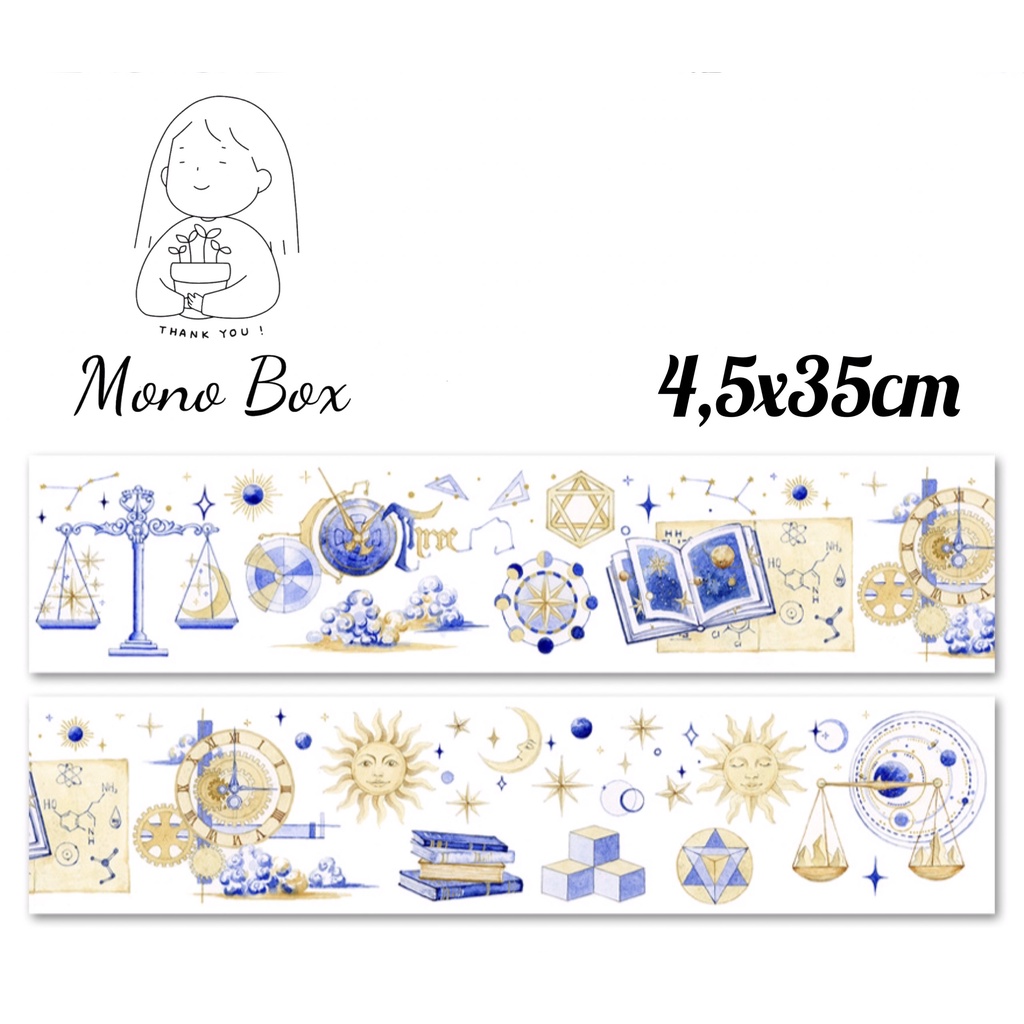 [Chiết 4,5x35cm] Đoạn Washi tape, băng dán làm hình nền trang trí  tranh washi