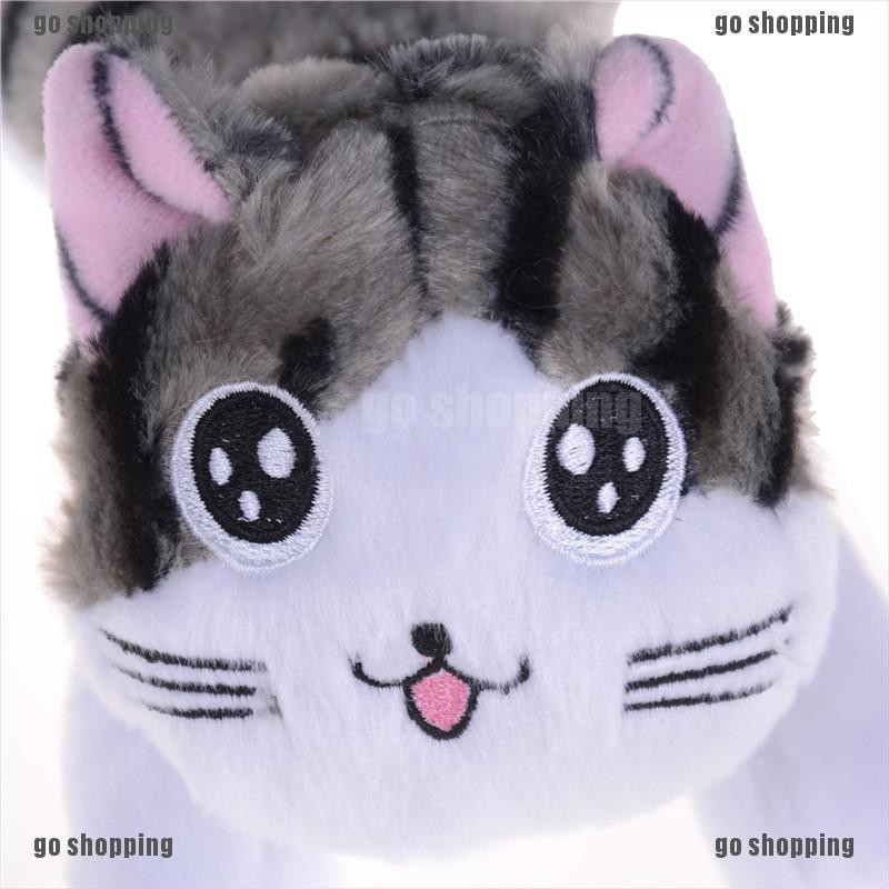 {go shopping}1PC Kawaii 20CM Cheese Cat Stuffed Plush Soft Toy Christmas Birthday Gifts