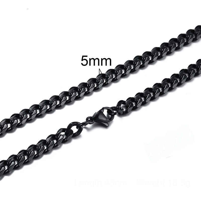 Dây chuyền chuỗi mắt xích thép không gỉ cá tính thời trang dành cho nam
