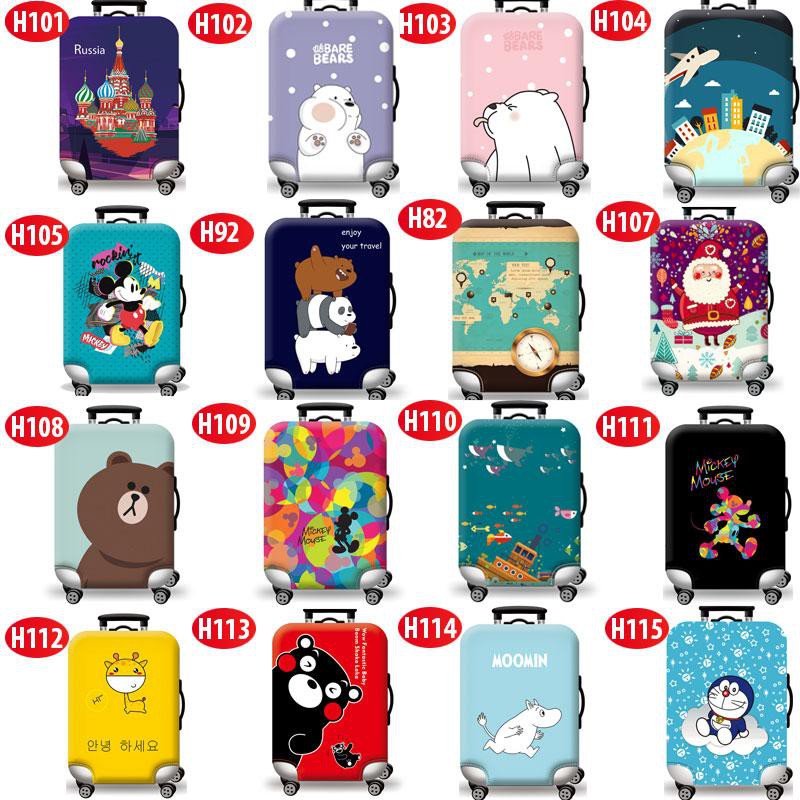 Túi bọc bảo vệ vali -Áo vỏ bọc vali - Chuột MOOMIN H114 Size S M L HPValiOEM