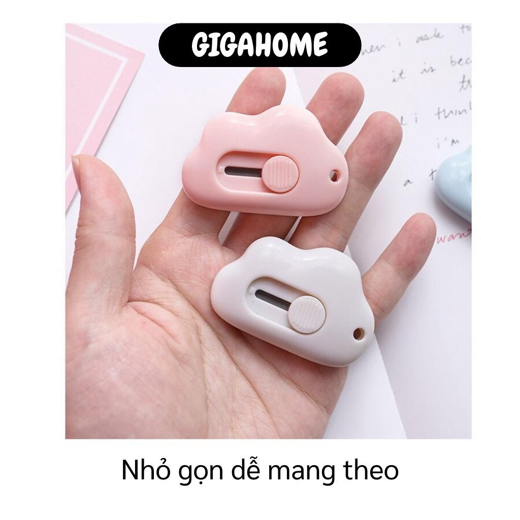 Dao Cắt Giấy GIGAHOME Dao Rọc Giấy Mini Cute Hình Đám Mây Dễ Thương Học Sinh Văn Phòng 9448