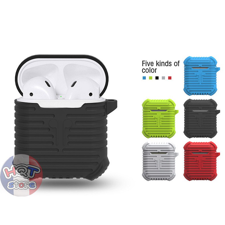 Case silicon chống shock cho tai nghe Apple Airpods i-Smile