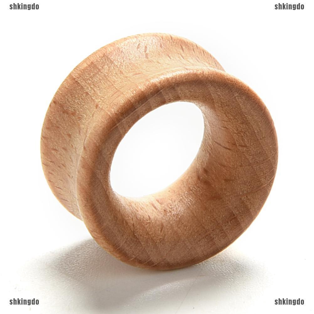 Khuyên nong tai bằng gỗ phong cách cổ điển cá tính thời trang cho nam và nữ