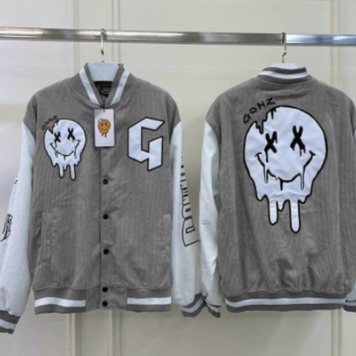 Áo khoác bomber nhung tăm hình hallowen hàng xịn,tốt,bền Store Q&amp;P GZAK105