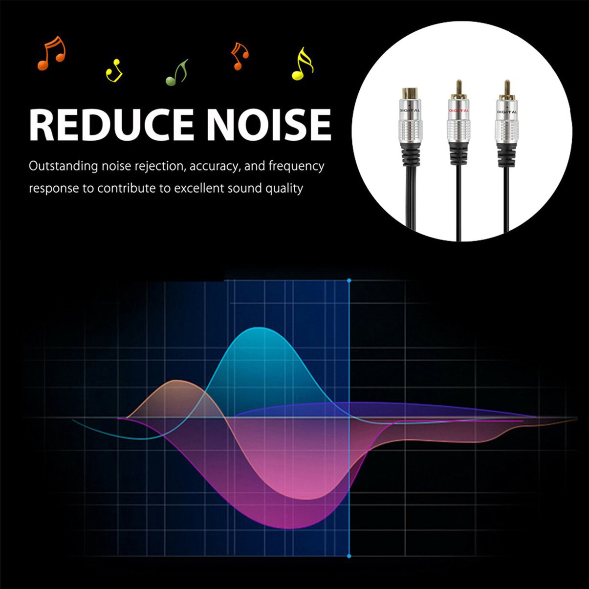 Dây Cáp Âm Thanh Chữ Y Mạ Vàng 2rca Revolution 1 0.25m | BigBuy360 - bigbuy360.vn