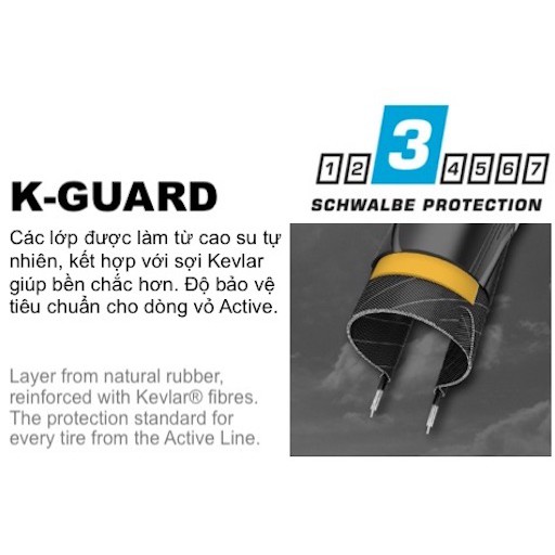 Vỏ/ Lốp Xe Đạp Không Gấp SCHWALBE Road Cruiser Tire _ Tùy chọn size 12/16/20/26/27.5/28 inches