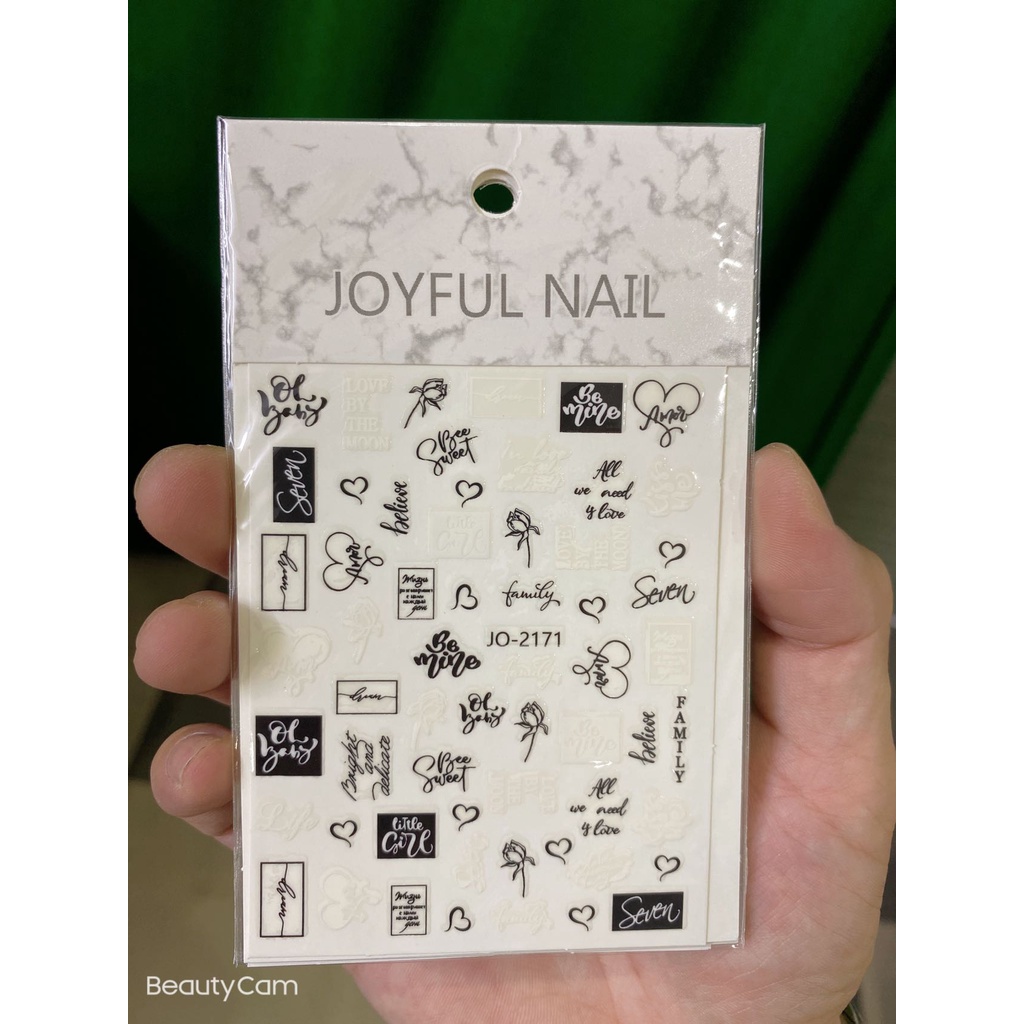 STICKER MÃ MỚI TRANG TRÍ NAIL