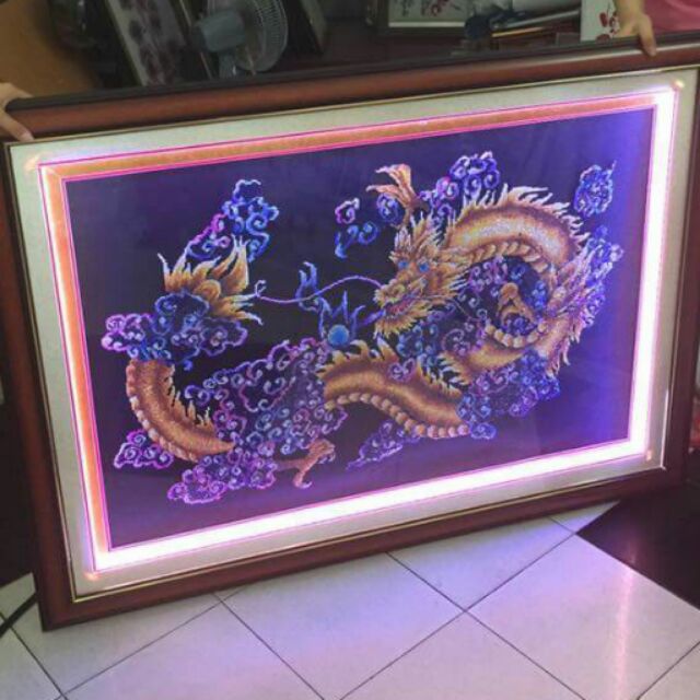 Freeship 99k TQ_Tranh đá con rồng