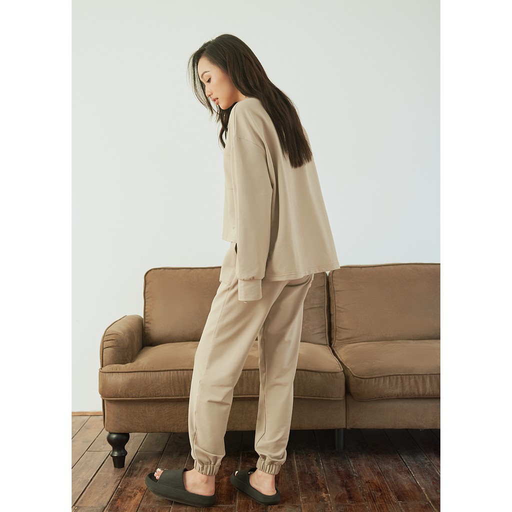 Bộ đồ ngủ nữ chất liệu nỉ da cá cao cấp Charis | BigBuy360 - bigbuy360.vn