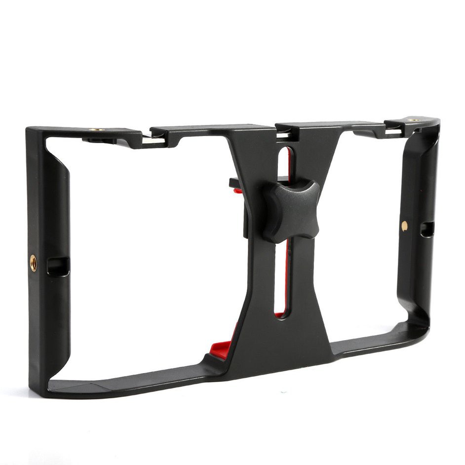 ★★★ Media selfie stand Video Camera Lồng ổn định Quay phim Làm phim Rig cho điện thoại thông minh Giá đỡ khung video Ổn định phim Video khung iPhone Android Chân đế điện thoại Chân đế linh hoạt Miếng bọt biển bạch tuộc Chân đế gắn Bluetooth Remote Shutter