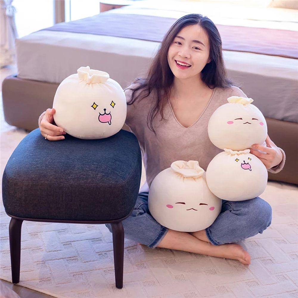 Đồ chơi nhồi bông Hình Bánh Bao Mềm Mại Độc Đáo
