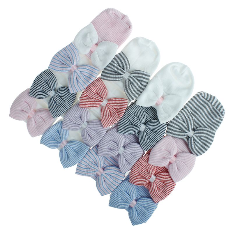 Mũ Bonnet Chắn Gió Màu Trơn Thời Trang Mùa Đông Cho Bé Gái Sơ Sinh