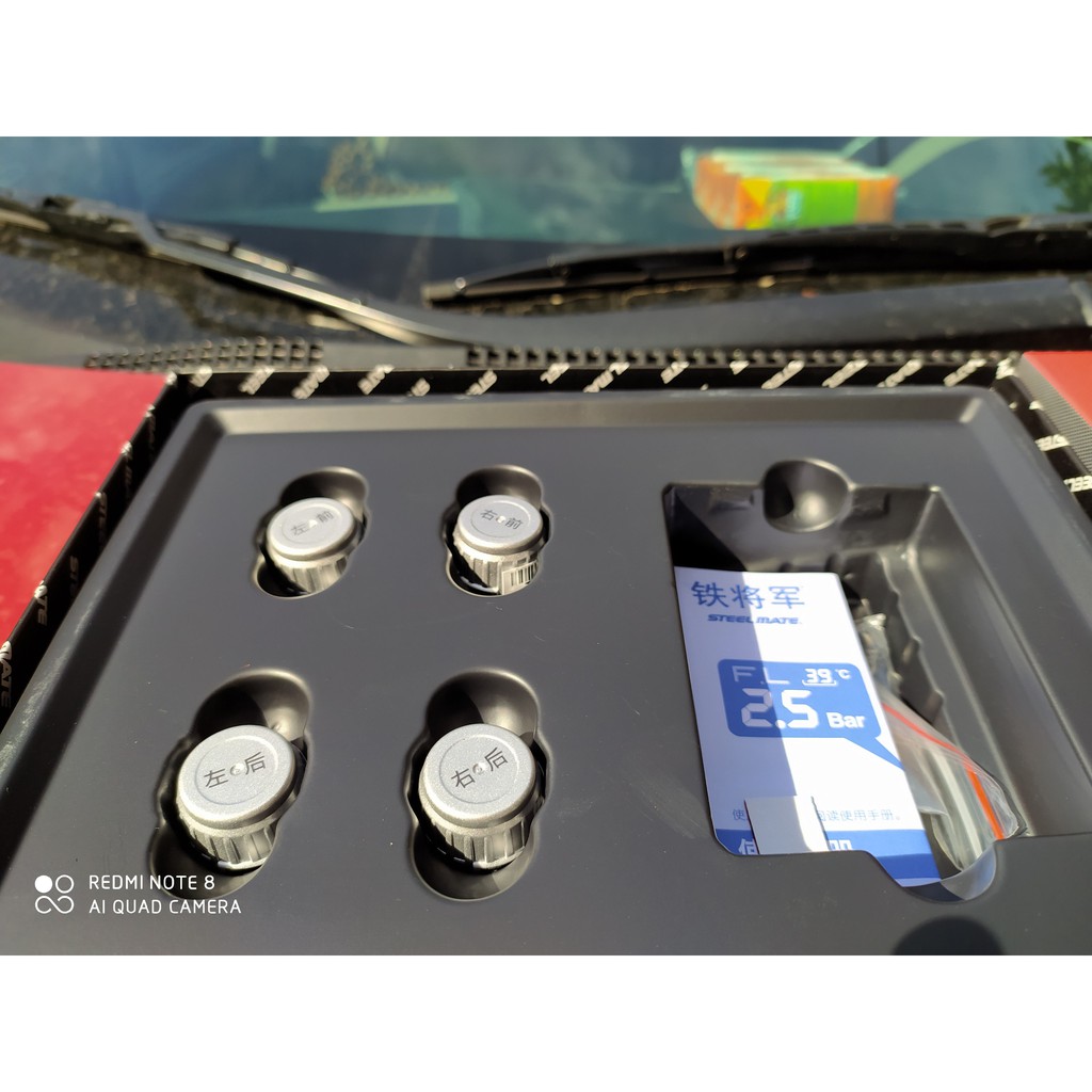 Cảm Biến Áp Suất Lốp Chính Hãng Steelmate E3W Van Ngoài Cho Ô TÔ