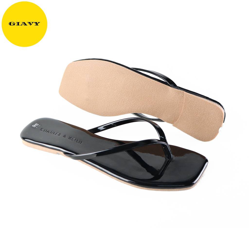 Dép kẹp nữ quai mảnh mũi vuông thời trang NK1000 - GIAVY