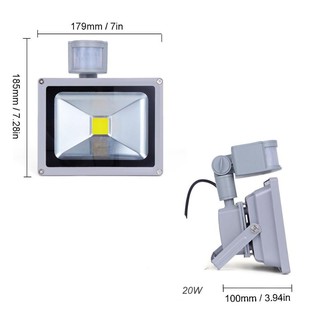 Đèn led pha có cảm biến chuyển động