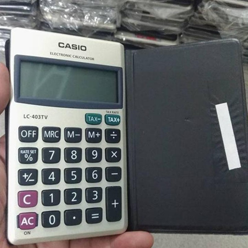 Máy tính Casio LC 403TV chính hãng - máy tính bỏ túi - 1 chiếc