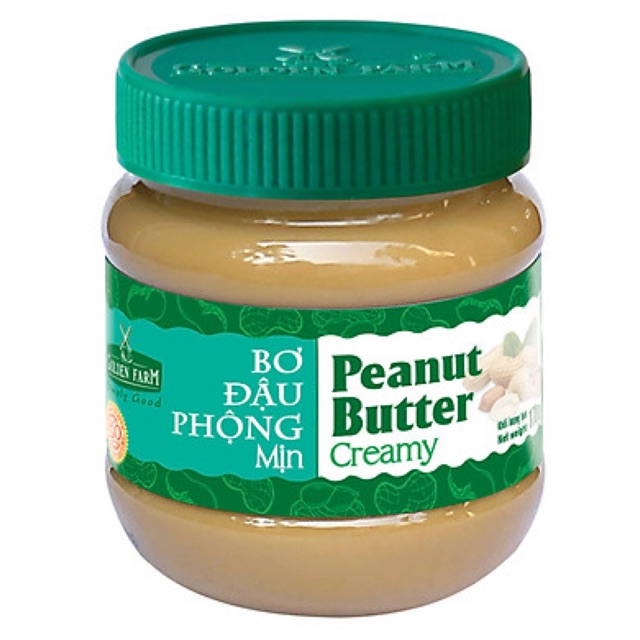 Bơ đậu phộng mịn Peanut Butter Creamy Golden Farm 170gr-510gr