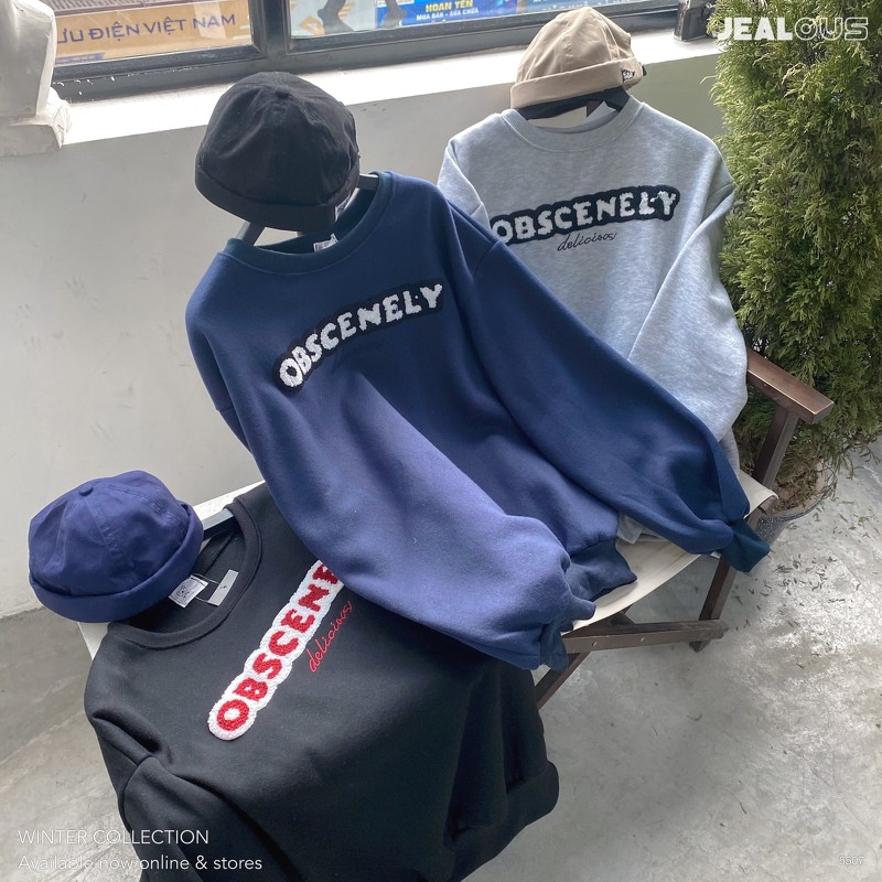 Áo sweater OBSCENELY bông 5507 | BigBuy360 - bigbuy360.vn