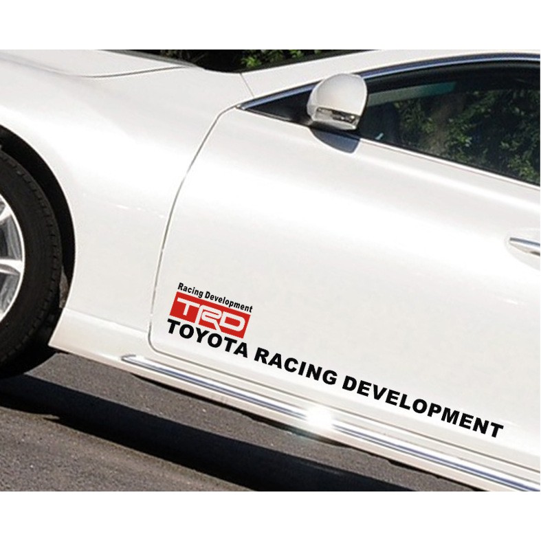 Dải Tem Dán Sườn Xe TRD Toyota Racing Development  Ms-338
