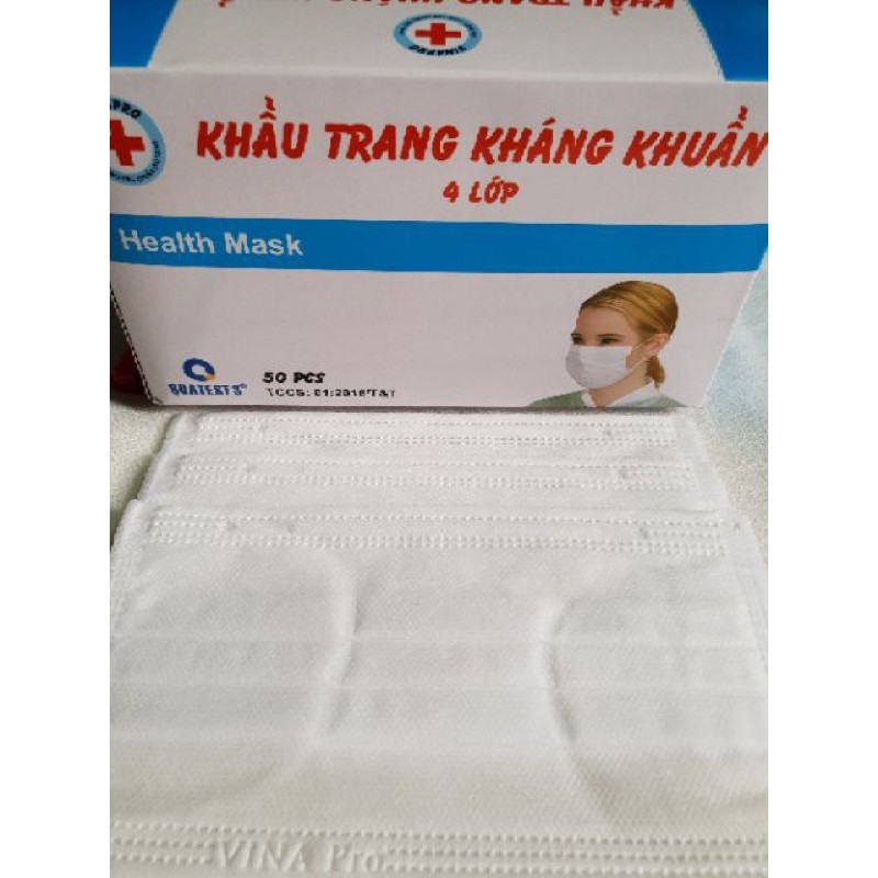 Khẩu trang trắng 4 lớp | BigBuy360 - bigbuy360.vn