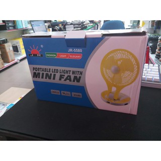 Quạt sạc tích điện mini fan jr 5580