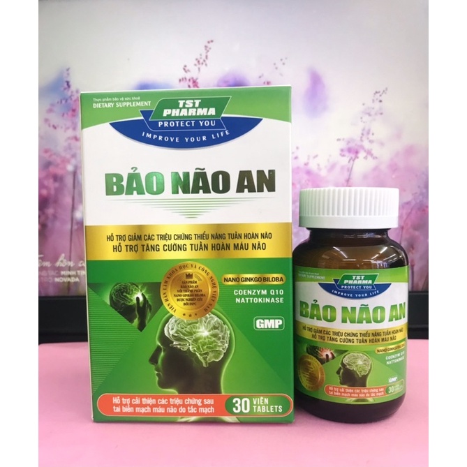 BẢO NÃO AN - Hỗ trợ Hoạt Huyết, Tăng Cường Tuần Hoàn Máu Não