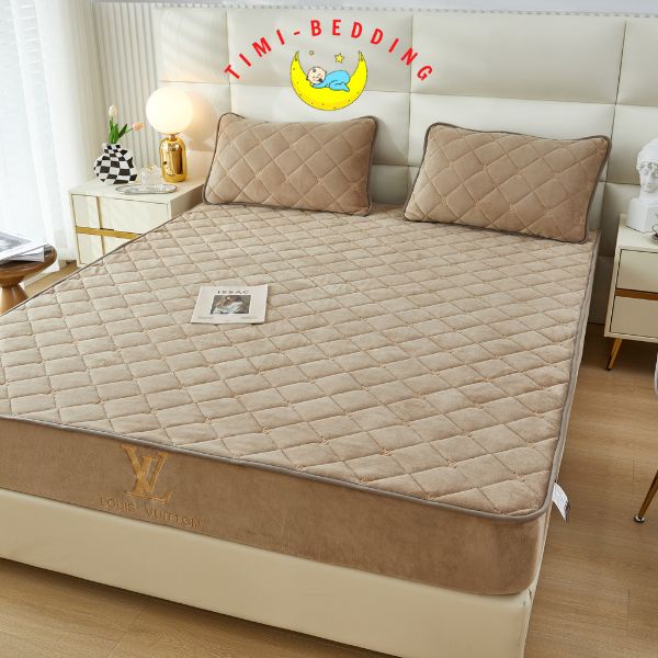 Bộ ga gối nỉ nhung cao cấp - mềm mại, ấp áp và giữ nhiệt - Doreemoon