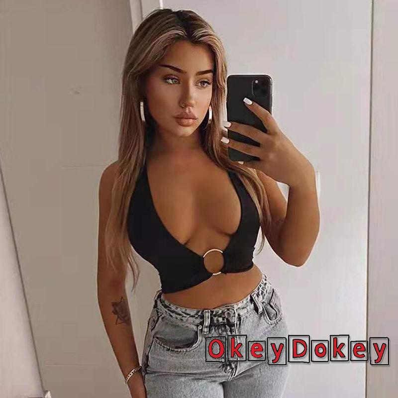 Áo Hai Dây Mỏng Hở Lưng Gợi Cảm Cho Nữ