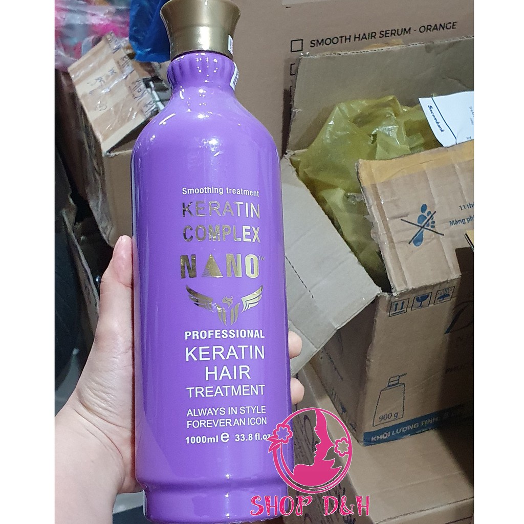 Hấp Keratin Complex Nano - Siêu Phục Hồi Tóc Hư Tổn - 1000ml