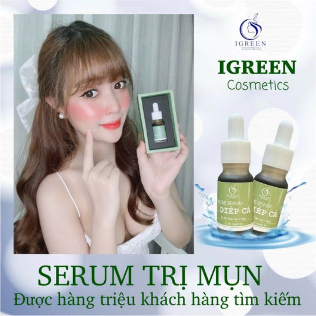 Trị mụn diếp cá IGREEN