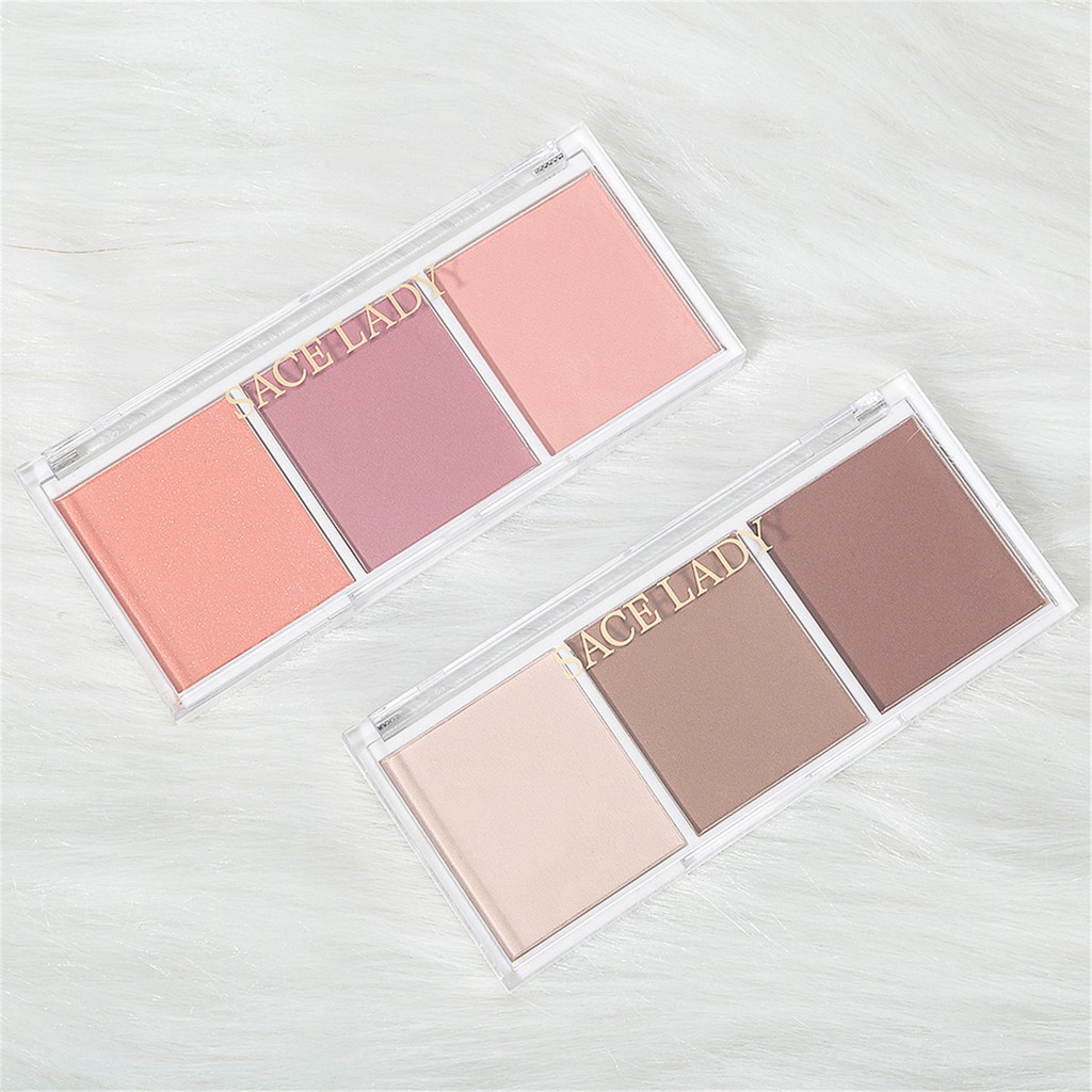 Bảng phấn tạo khối SACE LADY 3 màu sắc kết hợp chuyên dụng dành cho trang điểm 4.5g | BigBuy360 - bigbuy360.vn