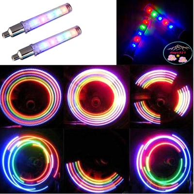 Đèn Van xe 5 bóng Led nháy 7 màu ,phát sáng khi chạy lắp được mọi loại xe