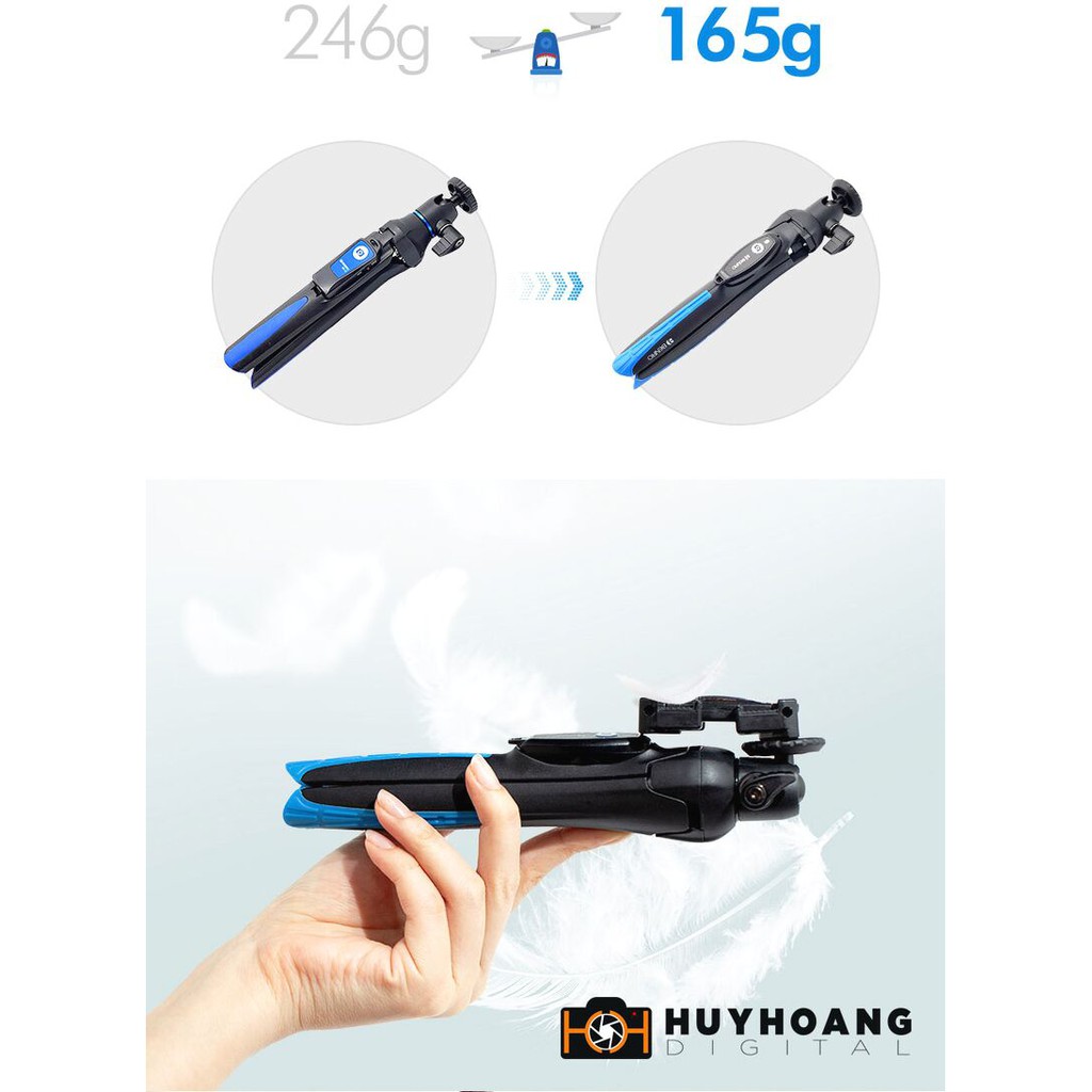 Gậy selfie, quay vlog, mini tripod Benro BK15 | BigBuy360 - bigbuy360.vn