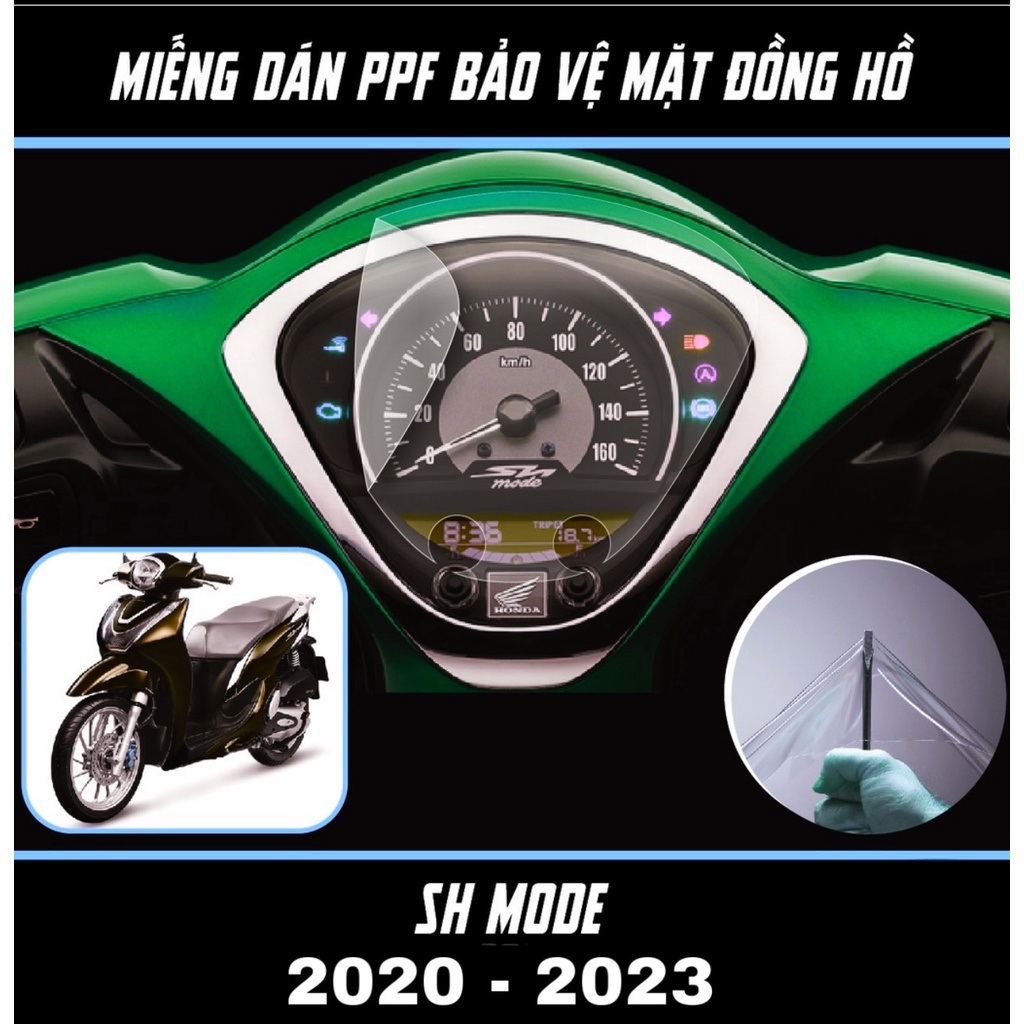 PPF SH MODE , MIẾNG DÁN MẶT ĐỒNG HỒ XE SH MODE 2020, 2021, 2022, DÒNG PPF DÁN MẶT ĐỒNG HỒ CAO CẤP