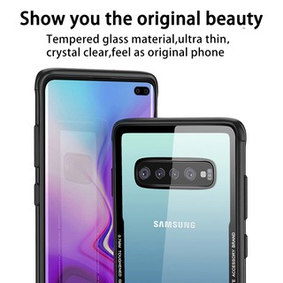 Ốp điện thoại cường lực trong suốt bảo vệ cao cấp cho Samsung Galaxy S10 S10E S10Plus