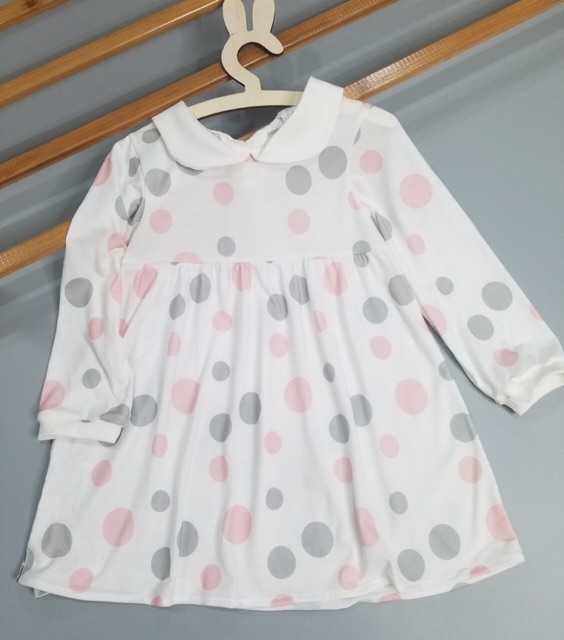 Đầm cotton xuất Hàn, Size XS -L  tương đương 14-30kg