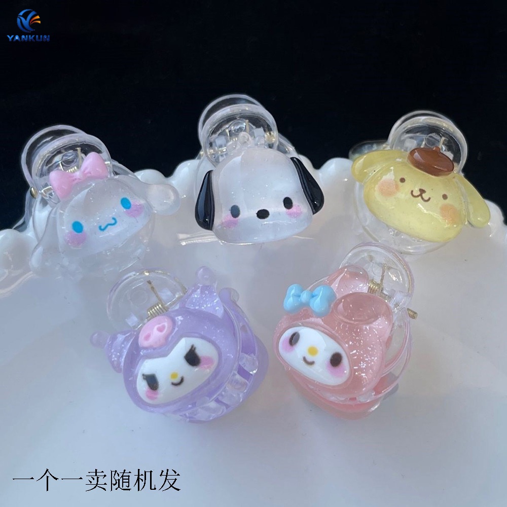 SANRIO Kẹp Tóc Hình Hoạt Hình Dễ Thương Cho Bé Gái