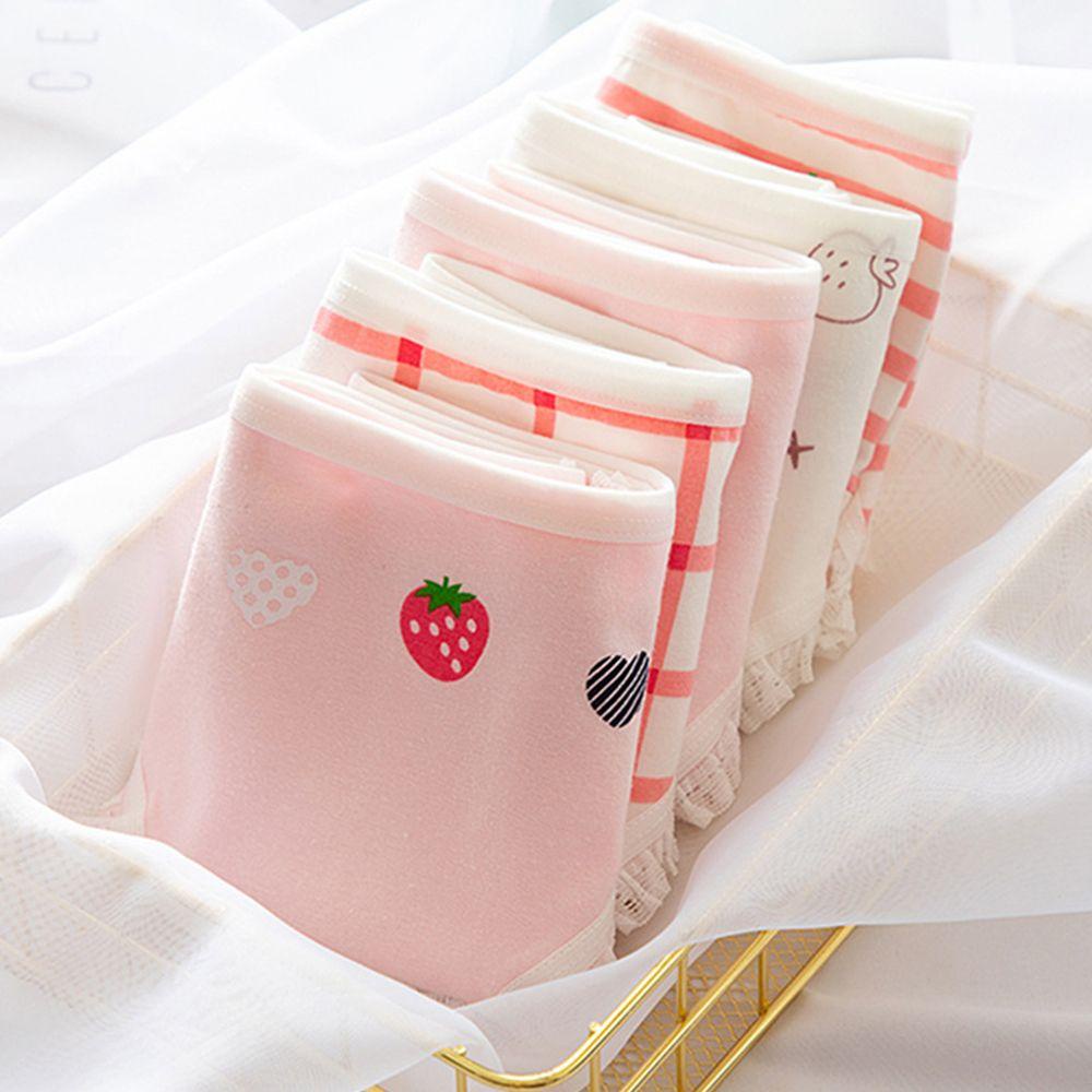 Quần Lót Cotton Kẻ Sọc Lưng Vừa Thoải Mái Thời Trang Cho Nữ