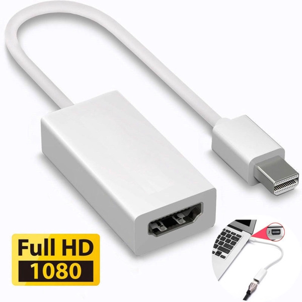 Mini Display Port DP to HDMI Adapter Cable for Macbook Pro Air 1080P