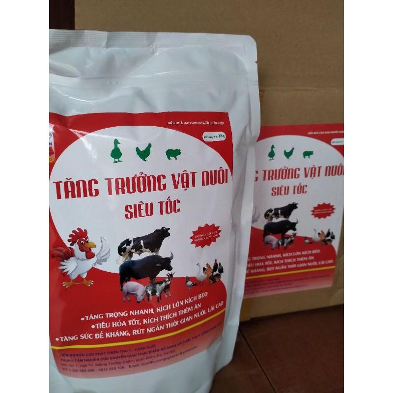 Tăng trưởng vật nuôi siêu tốc 1kg