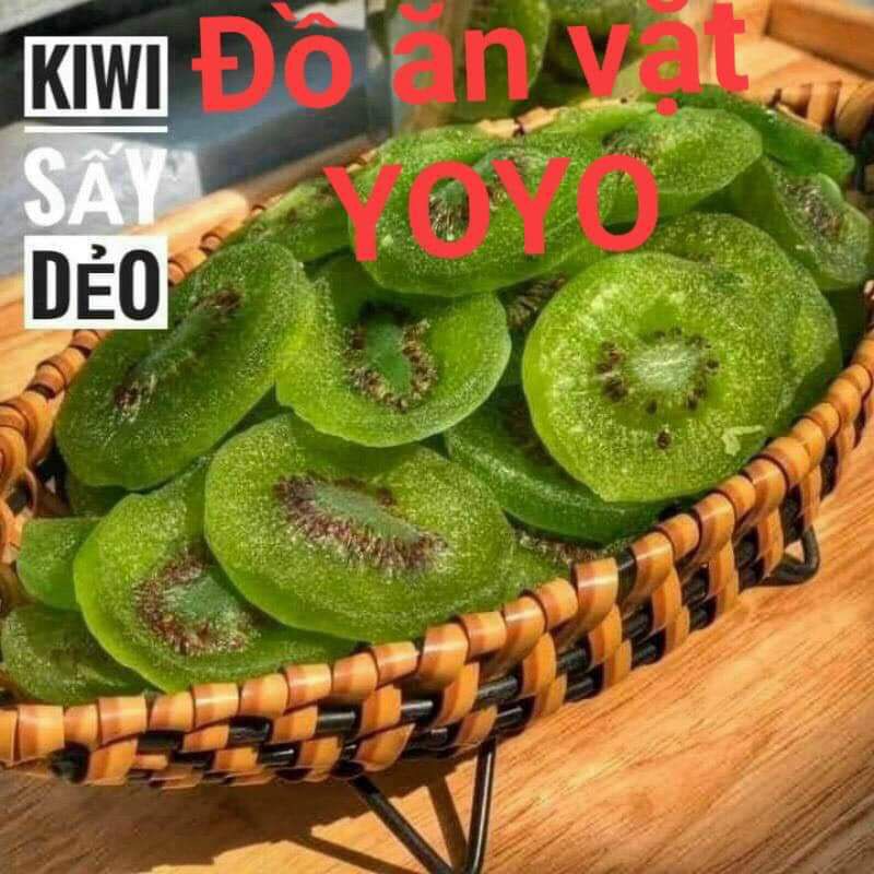 500G Kiwi Sấy Dẻo Siêu Ngon Đồ Ăn Vặt Yoyo &quot;Ăn là mê&quot;